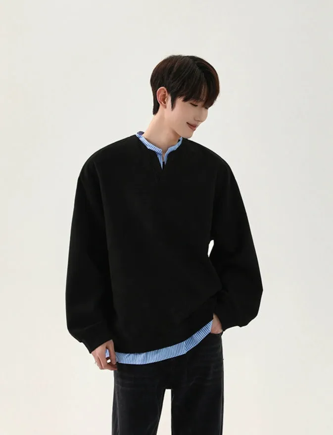 Loose-fit V-Neck Pullover