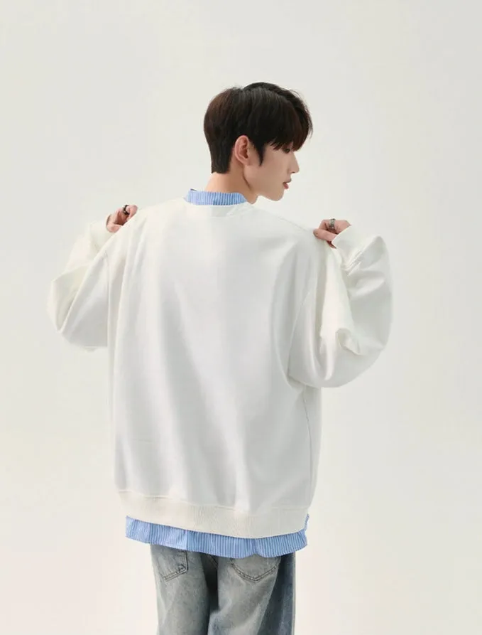 Loose-fit V-Neck Pullover