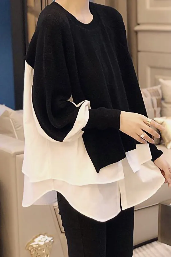 Loose Stitching Sweater
