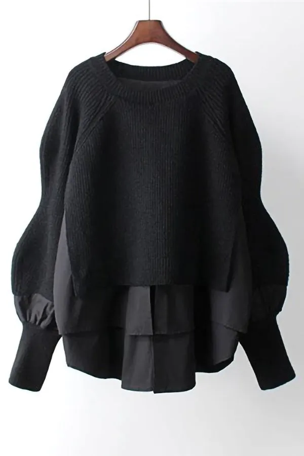 Loose Stitching Sweater