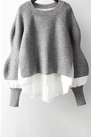Loose Stitching Sweater