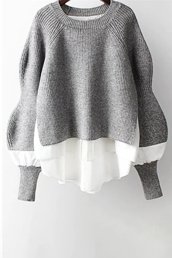 Loose Stitching Sweater