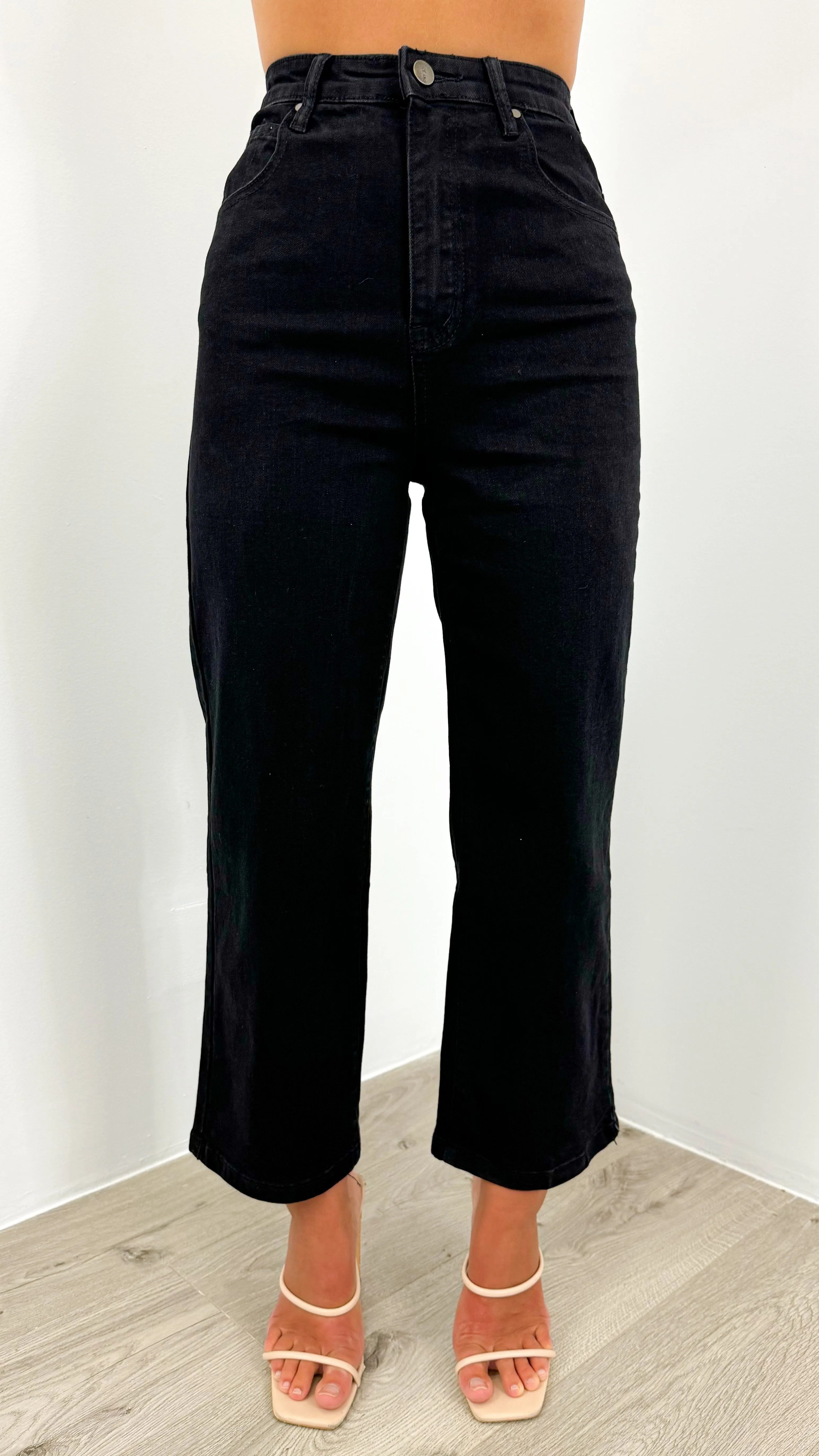 LUCA JEAN 7/8 LENGTH - BLACK