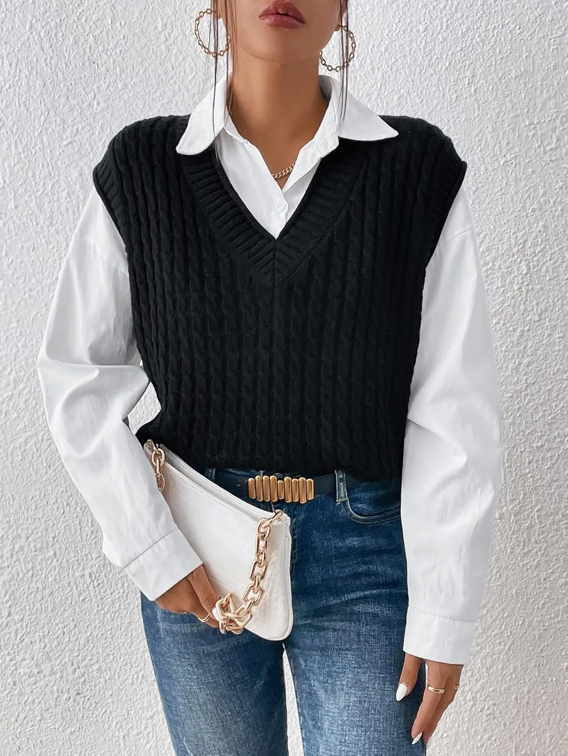 Lucia – Classic Cable Knit Women’s Sweater
