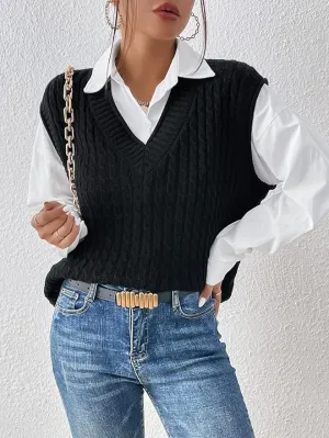 Lucia – Classic Cable Knit Women’s Sweater