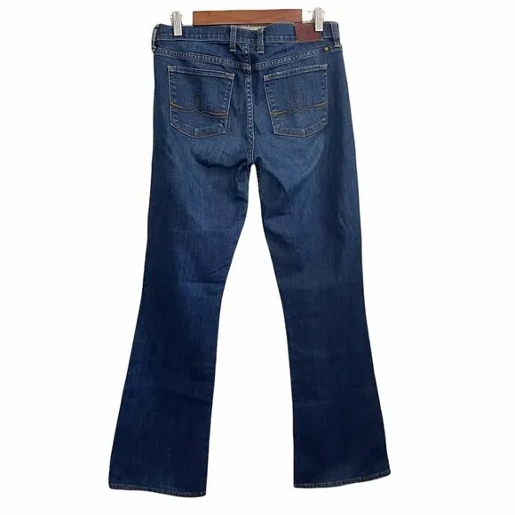 Lucky Brand Women's Sofia Boot Cut Dark Wash Mid Rise Blue Jeans size 6/28