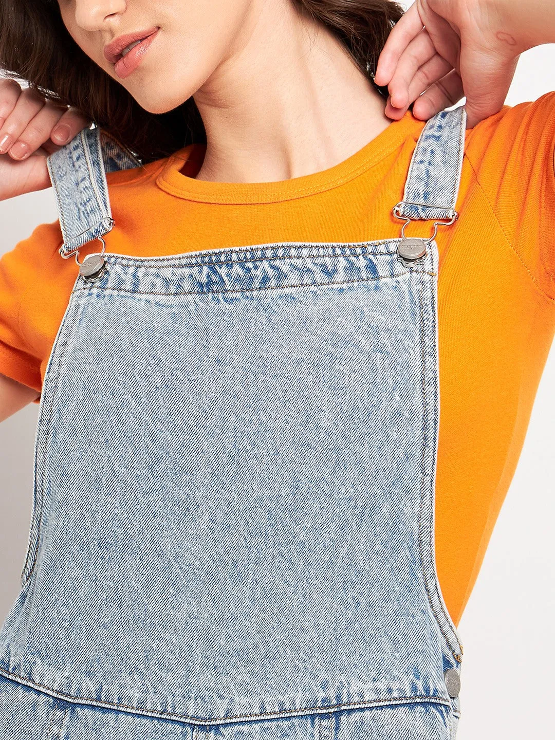 Madame Blue Denim Dungarees