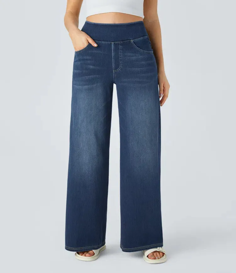 Madeline Stretch Palazzo Jeans