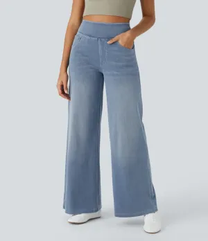 Madeline Stretch Palazzo Jeans