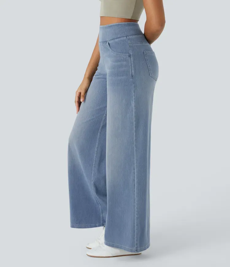 Madeline Stretch Palazzo Jeans