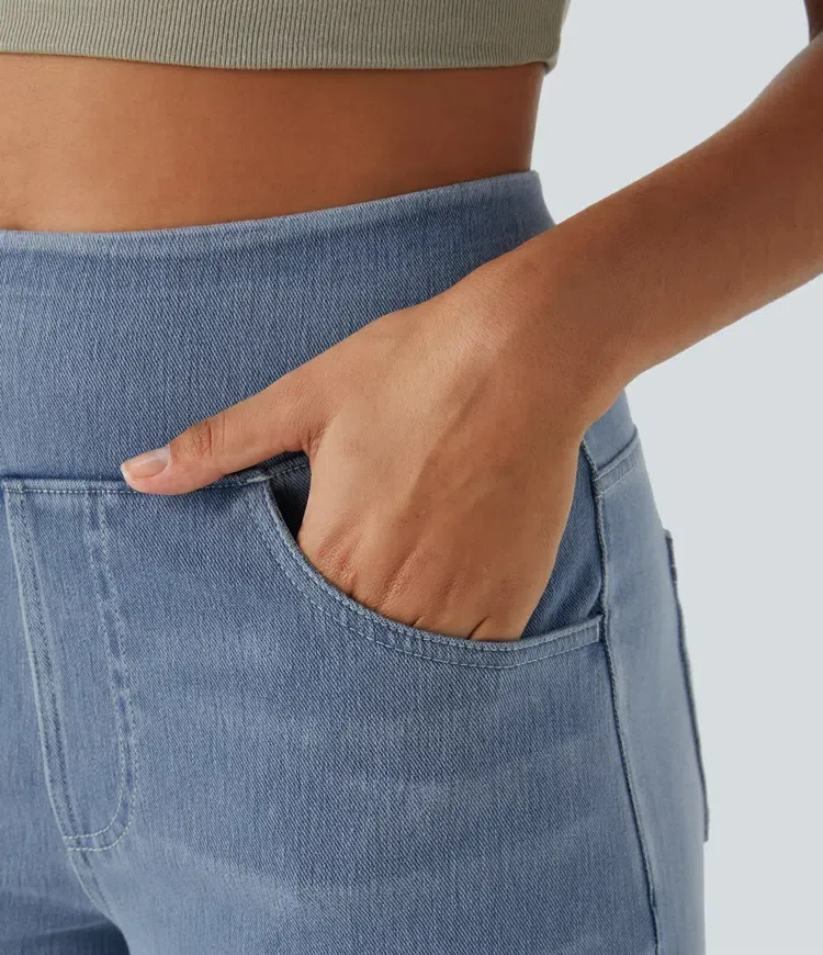 Madeline Stretch Palazzo Jeans