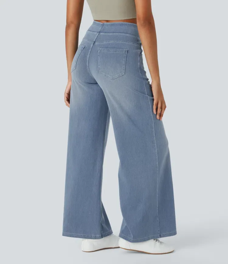Madeline Stretch Palazzo Jeans