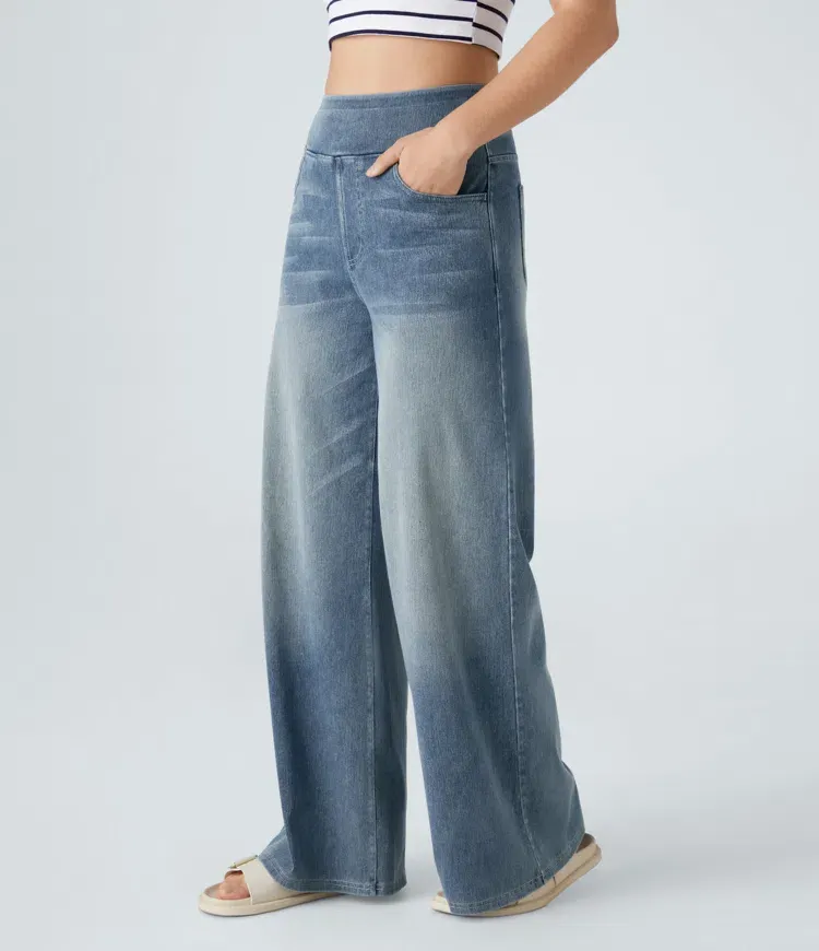 Madeline Stretch Palazzo Jeans