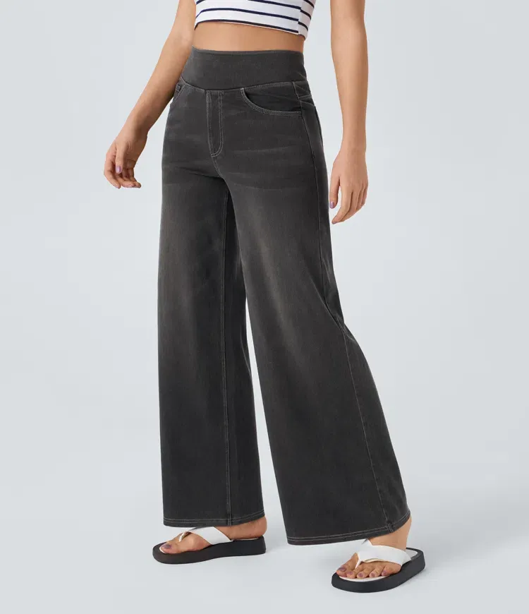 Madeline Stretch Palazzo Jeans
