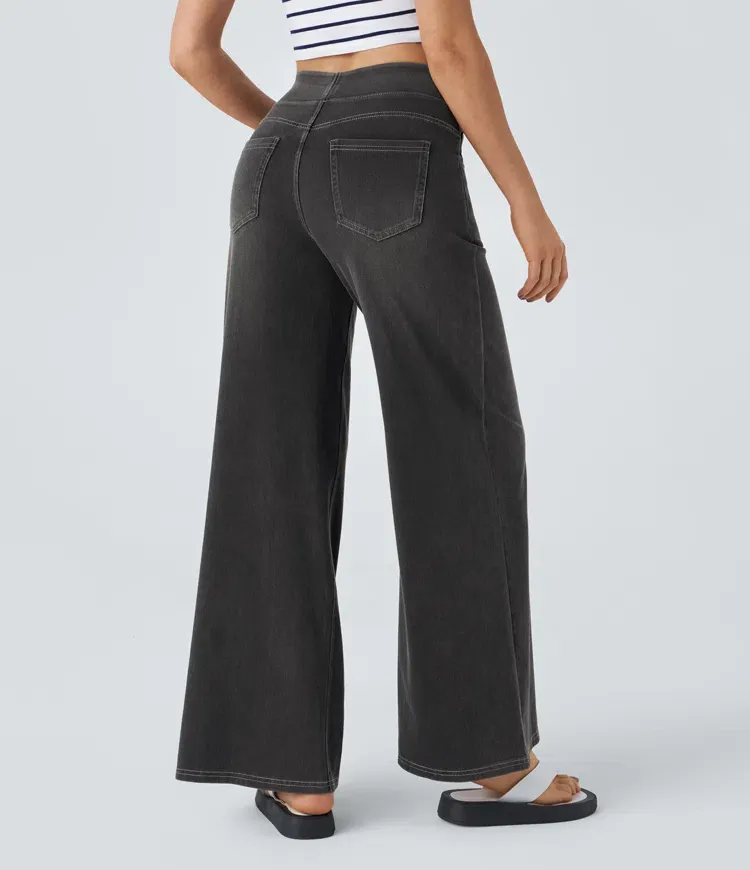 Madeline Stretch Palazzo Jeans