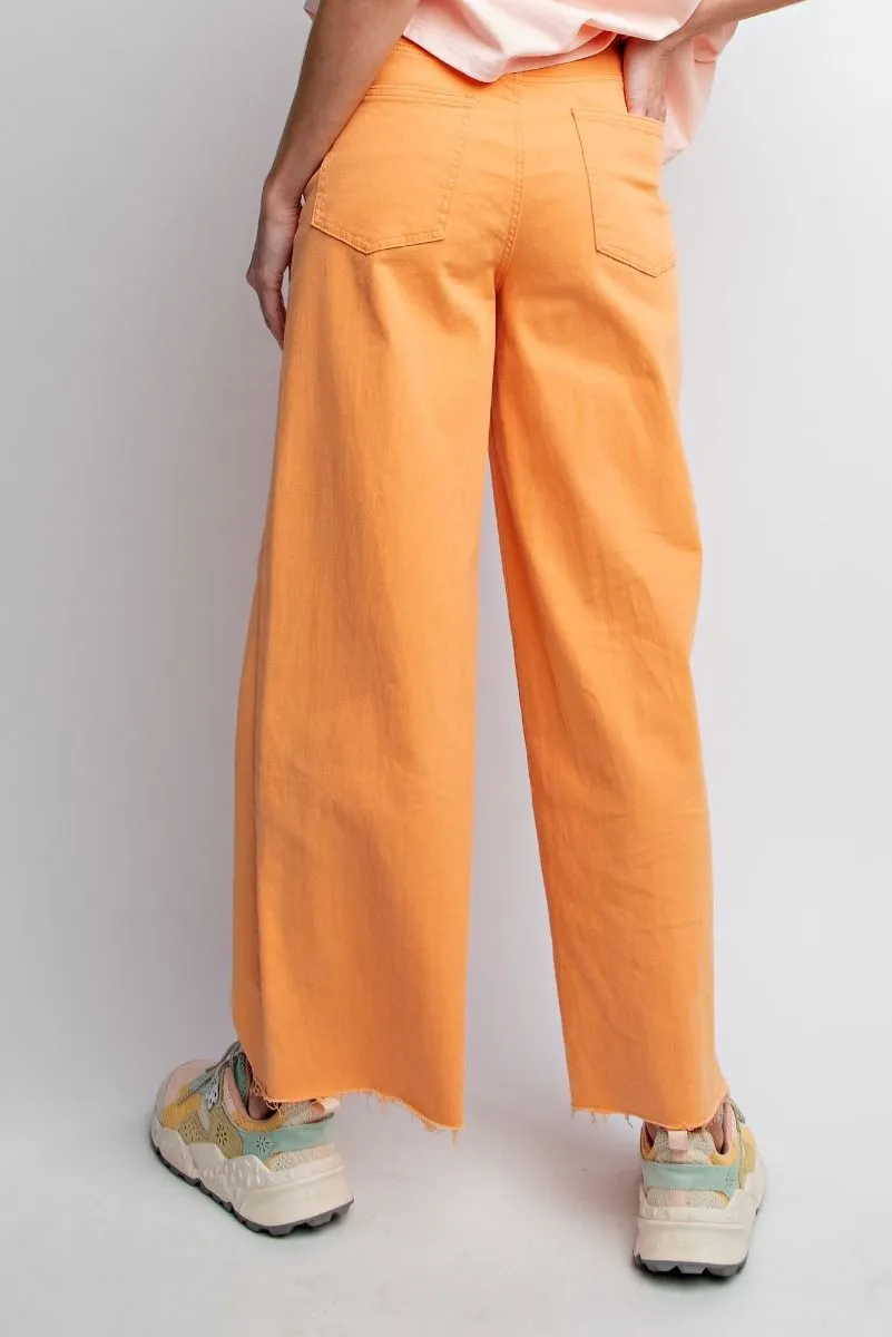 Madelyn Cropped Pants - Tangerine