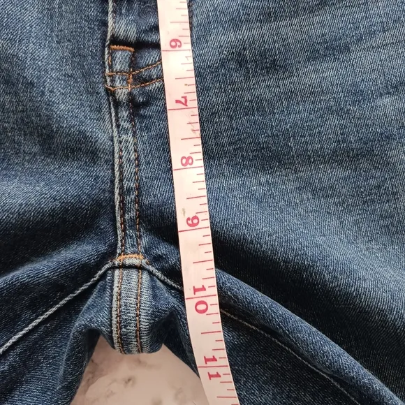 Madewell Curvy Mid Rise Stovepipe Denim Blue Jeans Size 24 NWOT