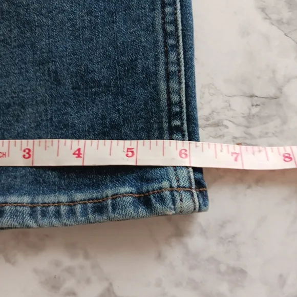 Madewell Curvy Mid Rise Stovepipe Denim Blue Jeans Size 24 NWOT