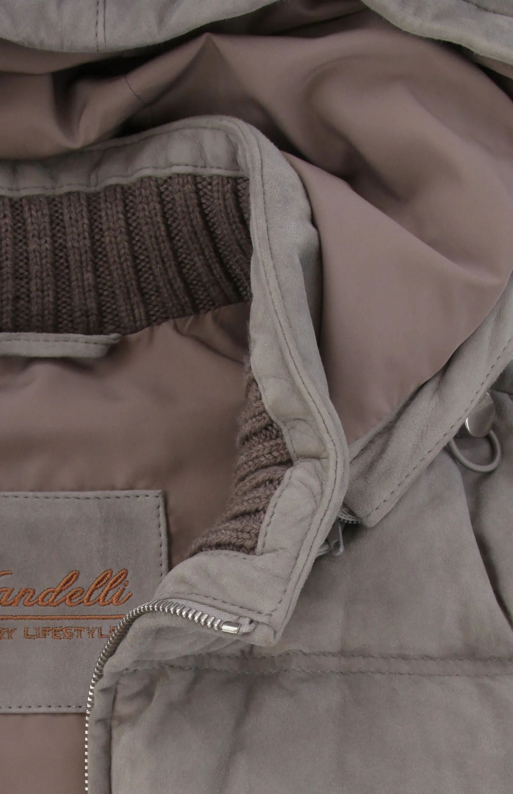 Mandelli Light Gray Jacket Vest
