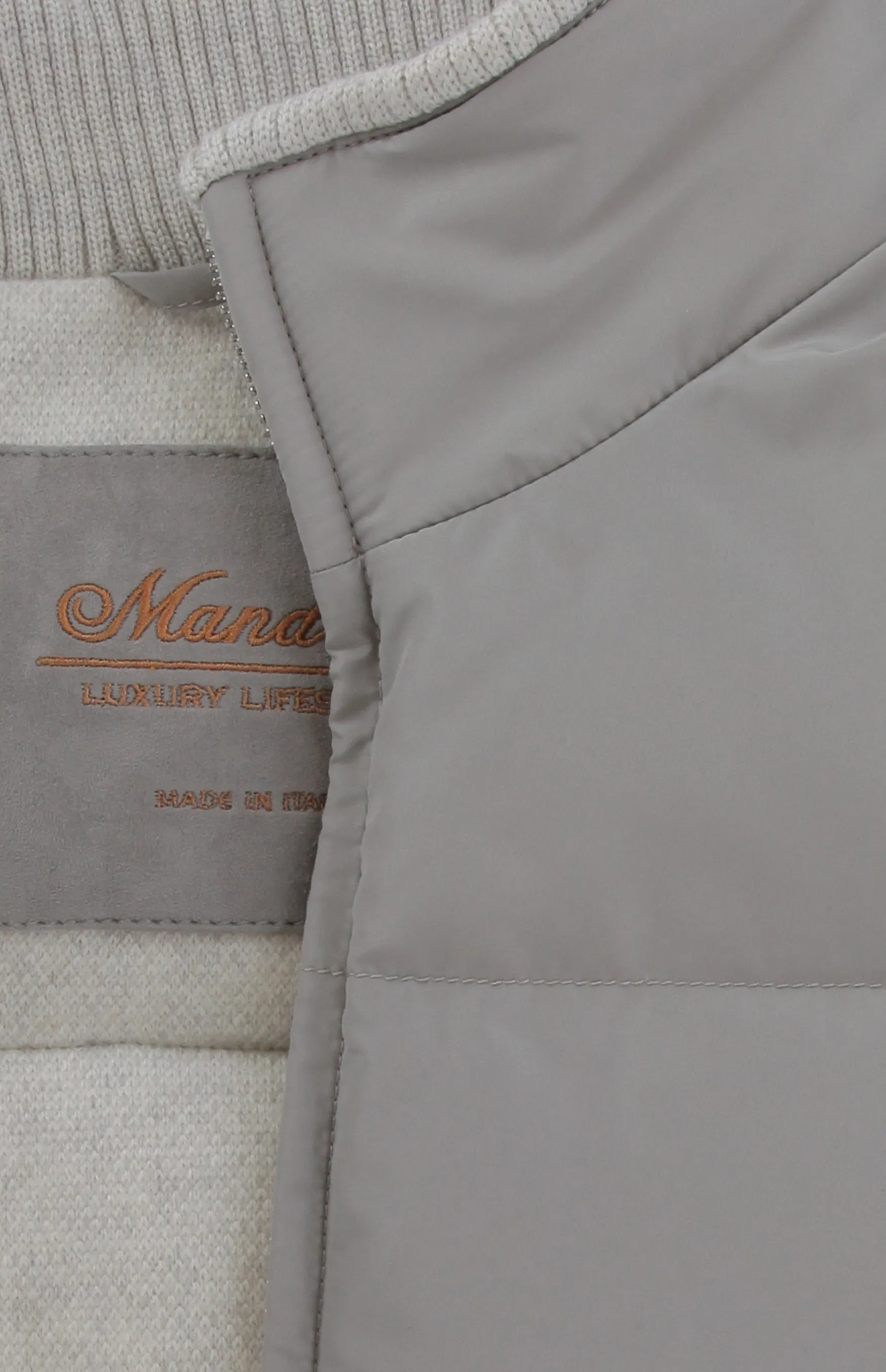 Mandelli Light Gray Jacket Vest