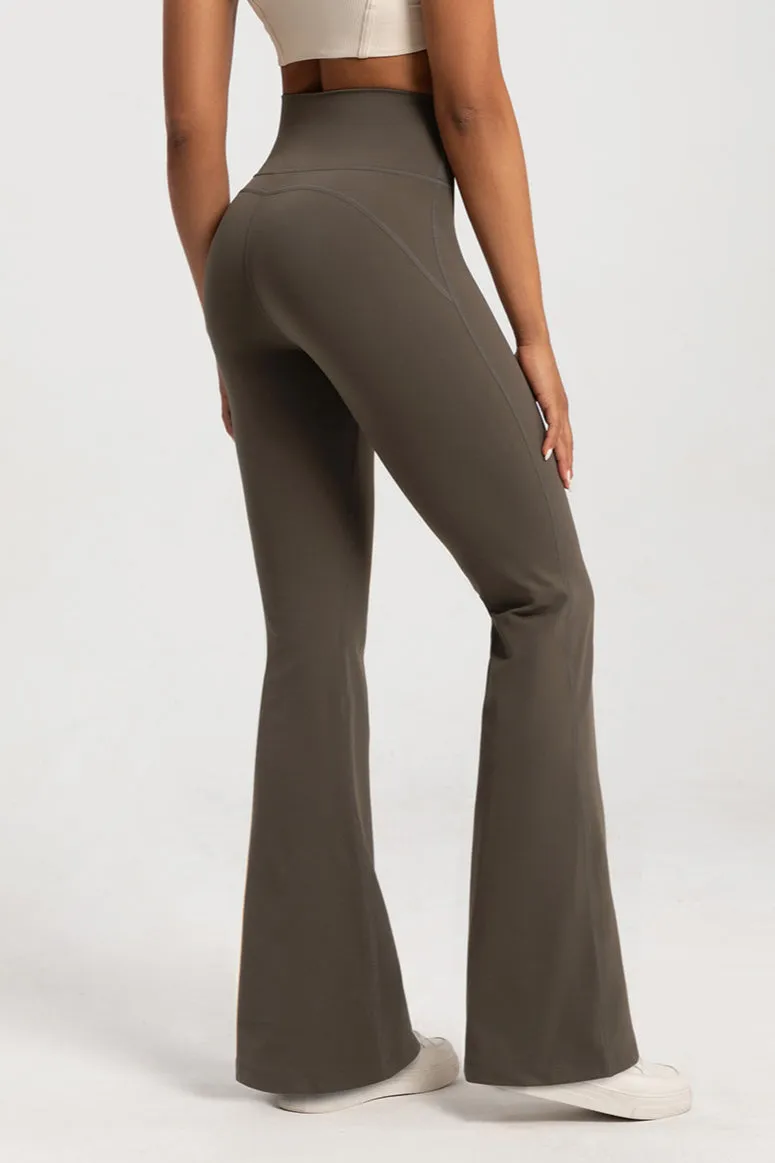 Marisa - Sleek High-Waisted Flare Yoga Leggings