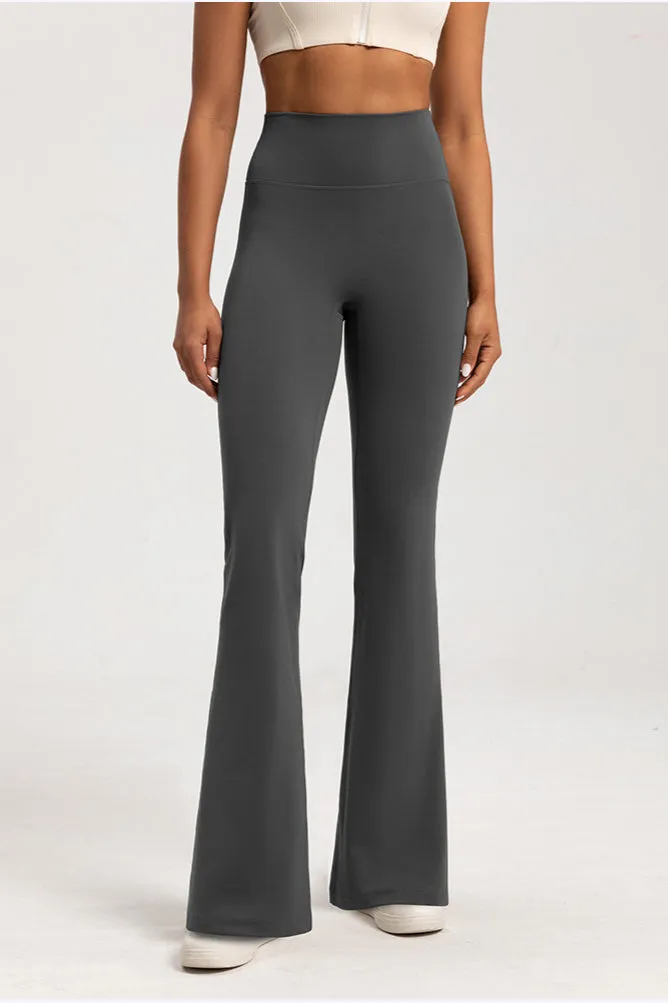 Marisa - Sleek High-Waisted Flare Yoga Leggings