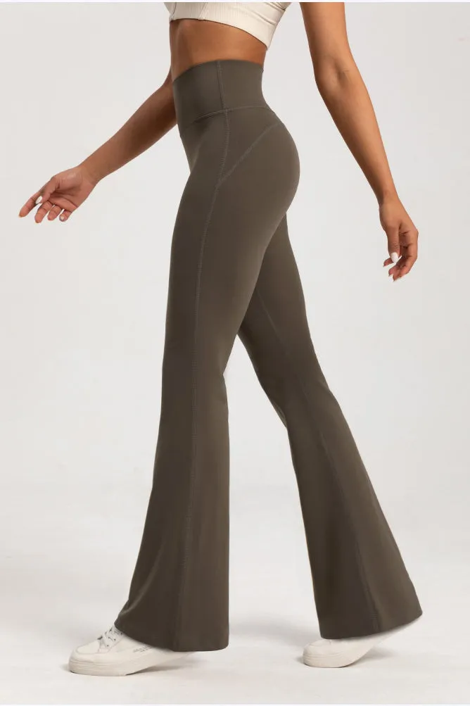 Marisa - Sleek High-Waisted Flare Yoga Leggings