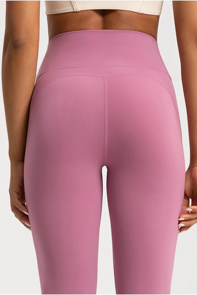 Marisa - Sleek High-Waisted Flare Yoga Leggings