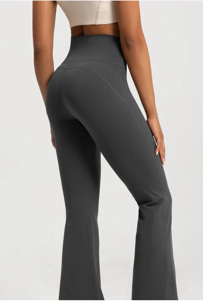 Marisa - Sleek High-Waisted Flare Yoga Leggings