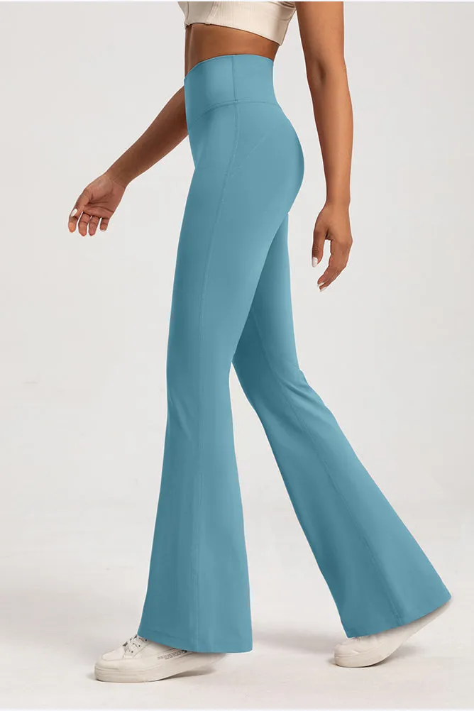 Marisa - Sleek High-Waisted Flare Yoga Leggings