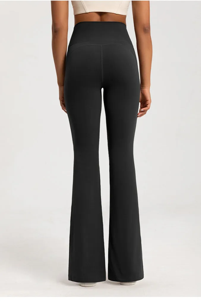 Marisa - Sleek High-Waisted Flare Yoga Leggings