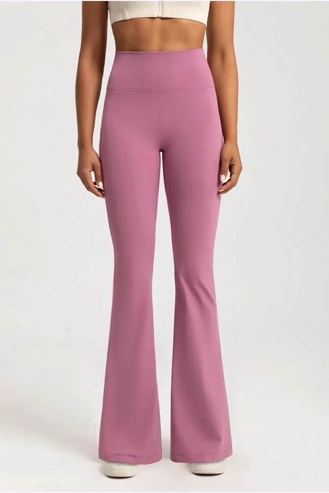 Marisa - Sleek High-Waisted Flare Yoga Leggings