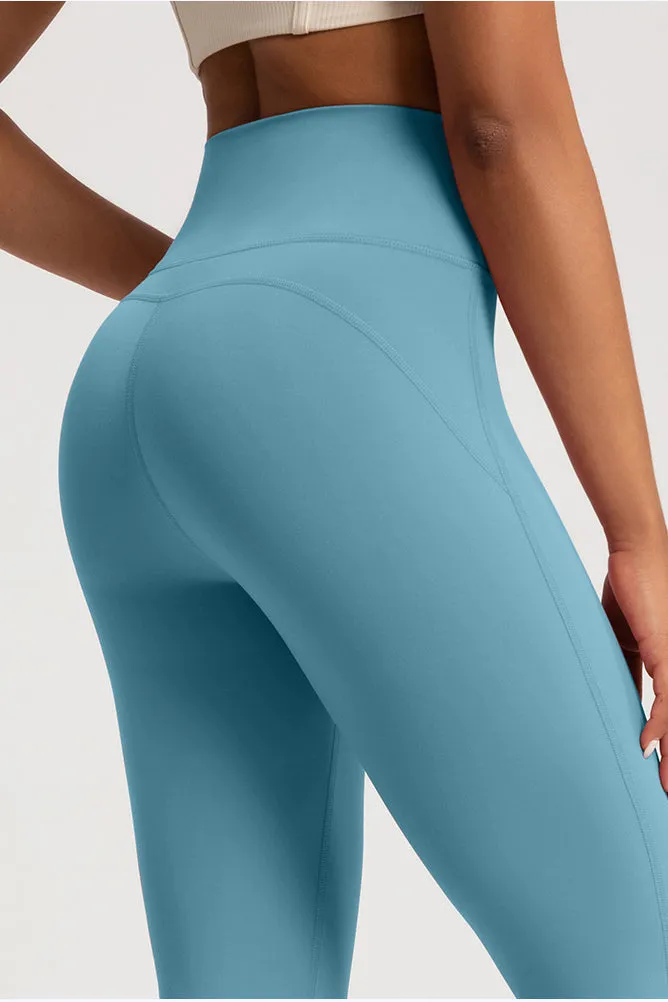 Marisa - Sleek High-Waisted Flare Yoga Leggings