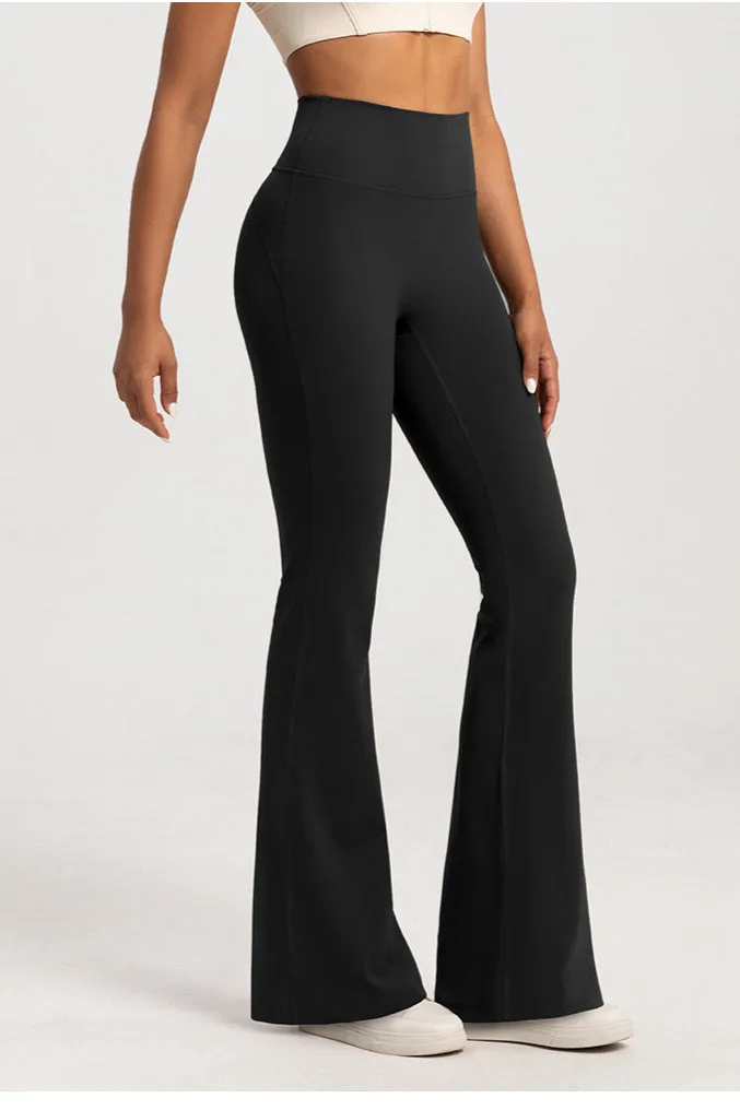 Marisa - Sleek High-Waisted Flare Yoga Leggings