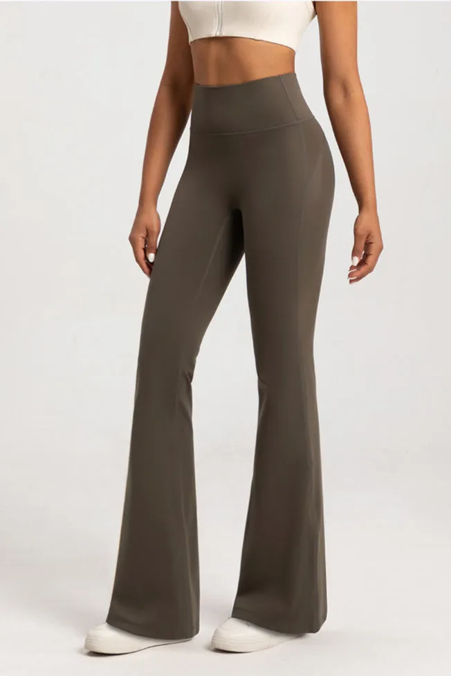 Marisa - Sleek High-Waisted Flare Yoga Leggings