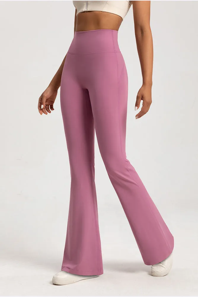 Marisa - Sleek High-Waisted Flare Yoga Leggings