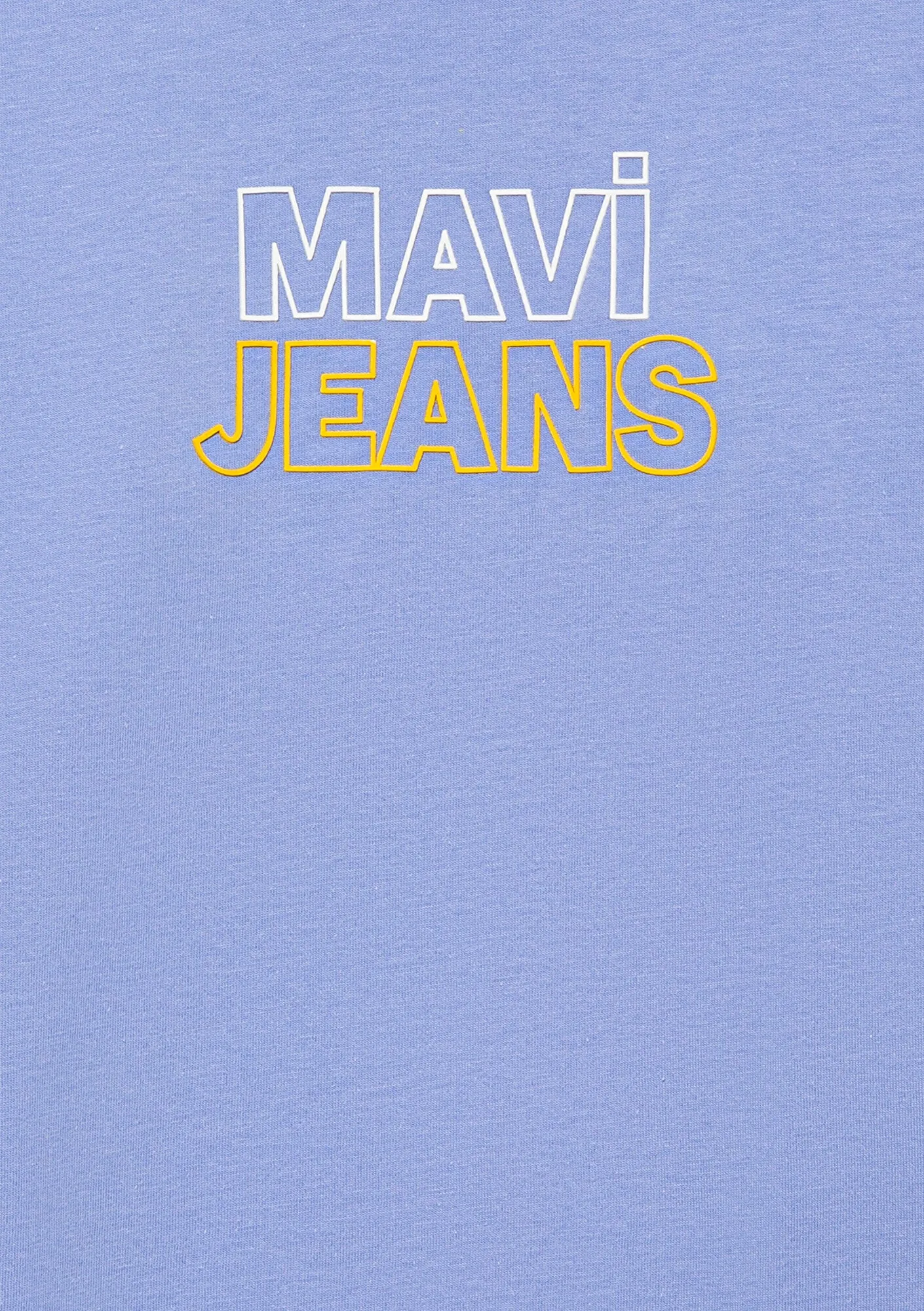 Mavi Jeans Printed Blue Tshirt