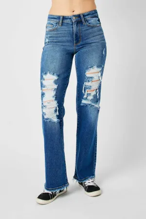 Medium Mid Rise Dad Judy Blue Jeans 7/16/24 8751