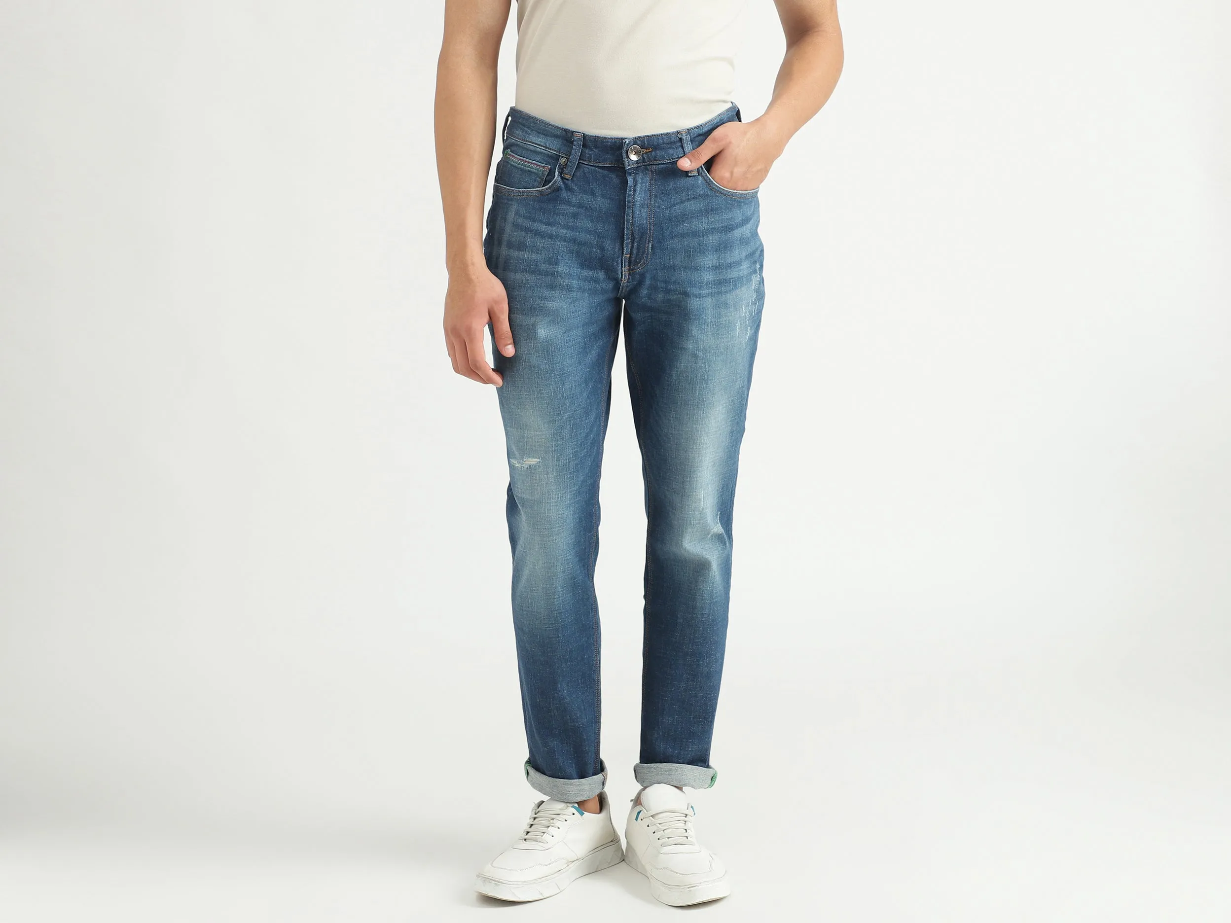 Men Solid Jeans