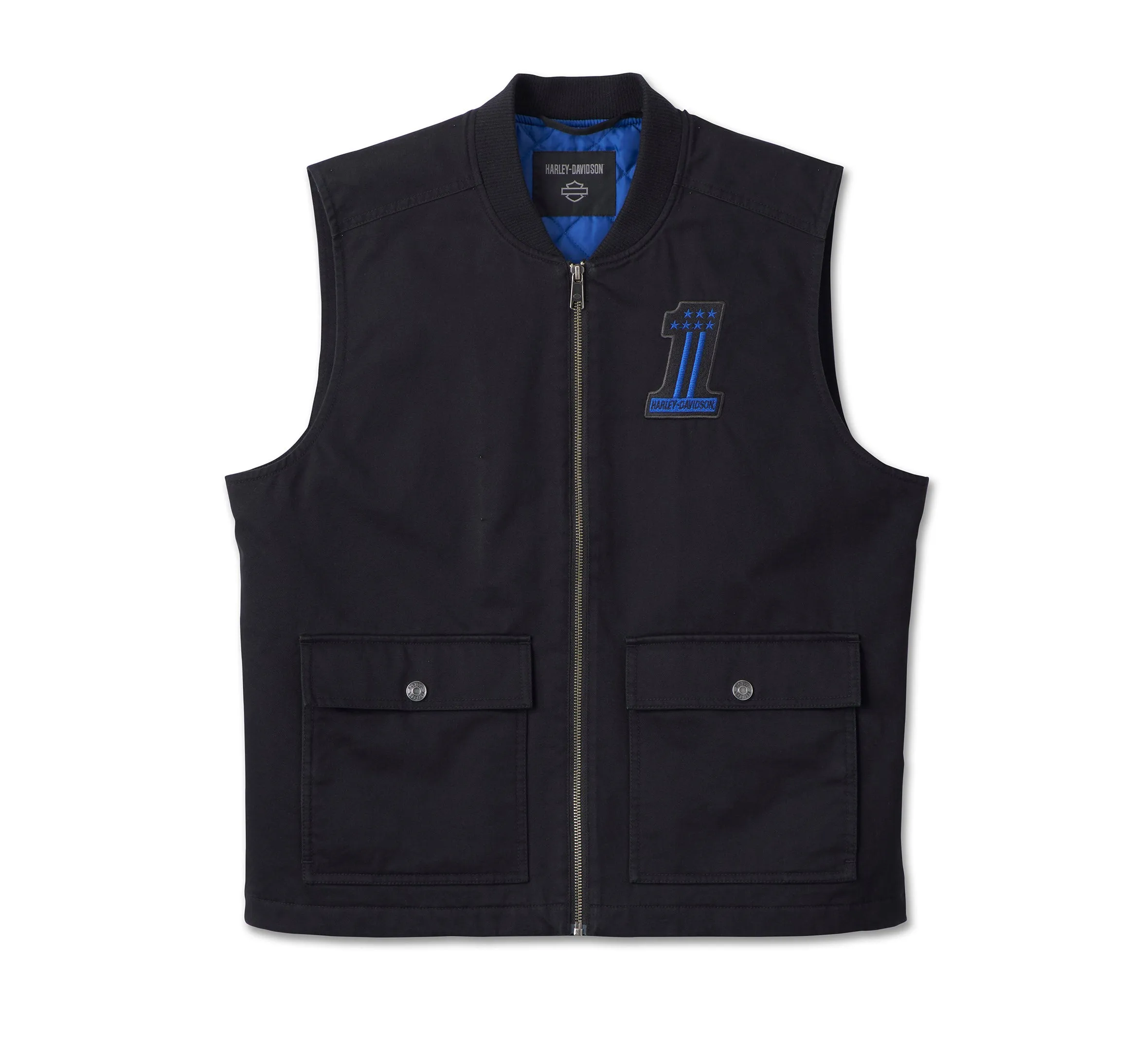 Men's #1 Racer Vest - Harley Black