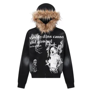 Men's Autumn New High Street Hoodie Coat.