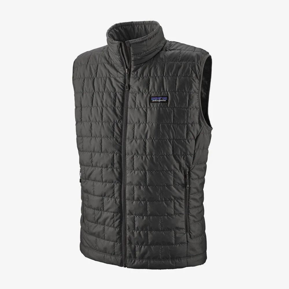 MENS PATAGONIA NANO PUFF VEST - FORGE GRAY