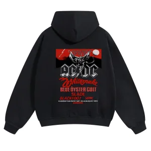 Mens Vintage ACDC Rock Band Hoodies