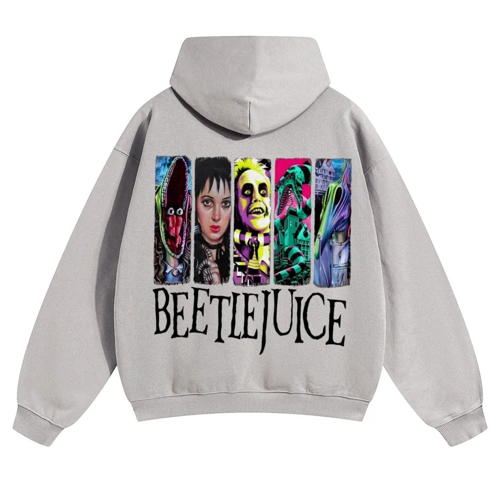 Mens Vintage Beetle Juice Rock Band Hoodies