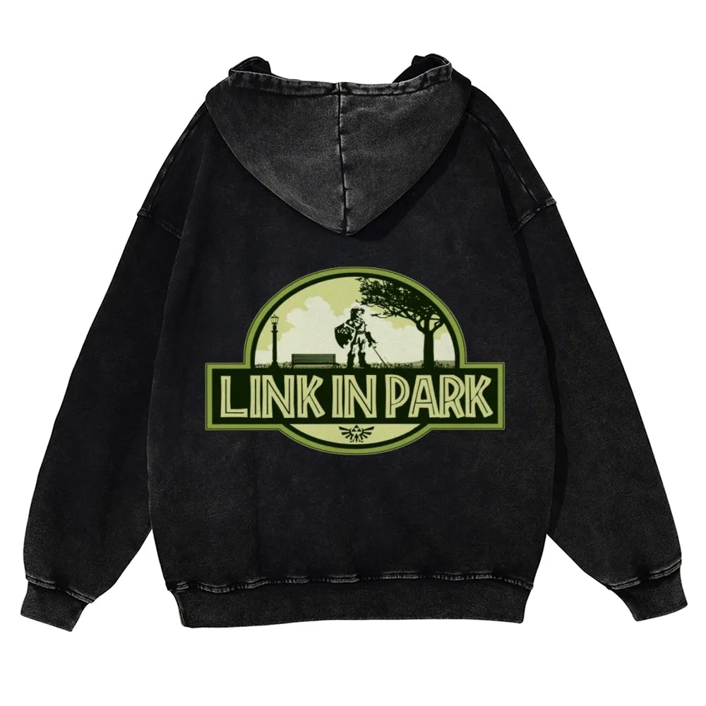 Mens Vintage  Linkin Park Rock Band Hoodies