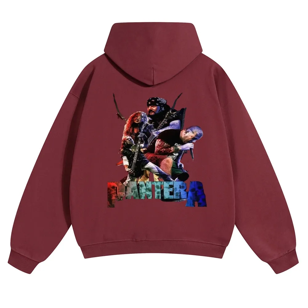 Mens Vintage Pantera Rock Hoodies