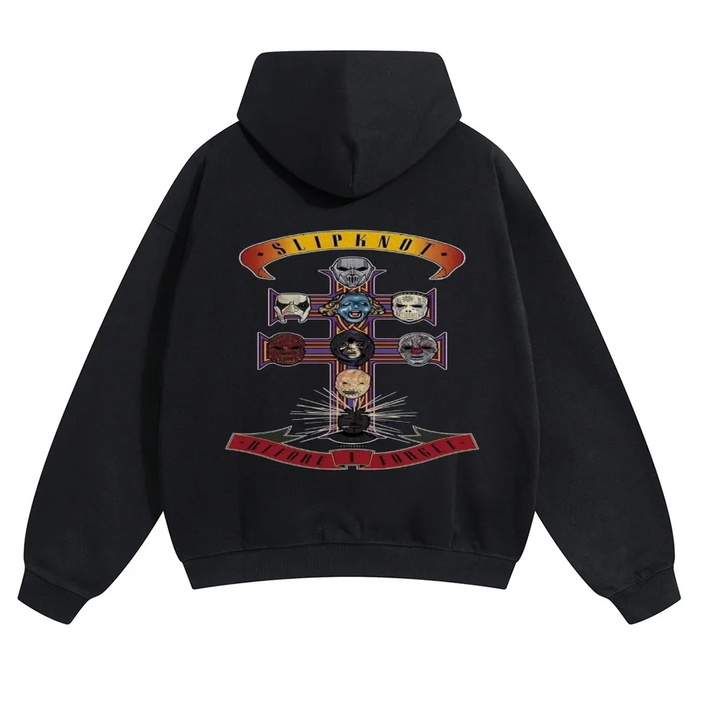 Mens Vintage Slipknot Rock Band Hoodies