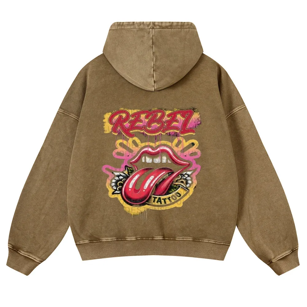 Mens Vintage The Rolling Stones Rock Band Hoodies