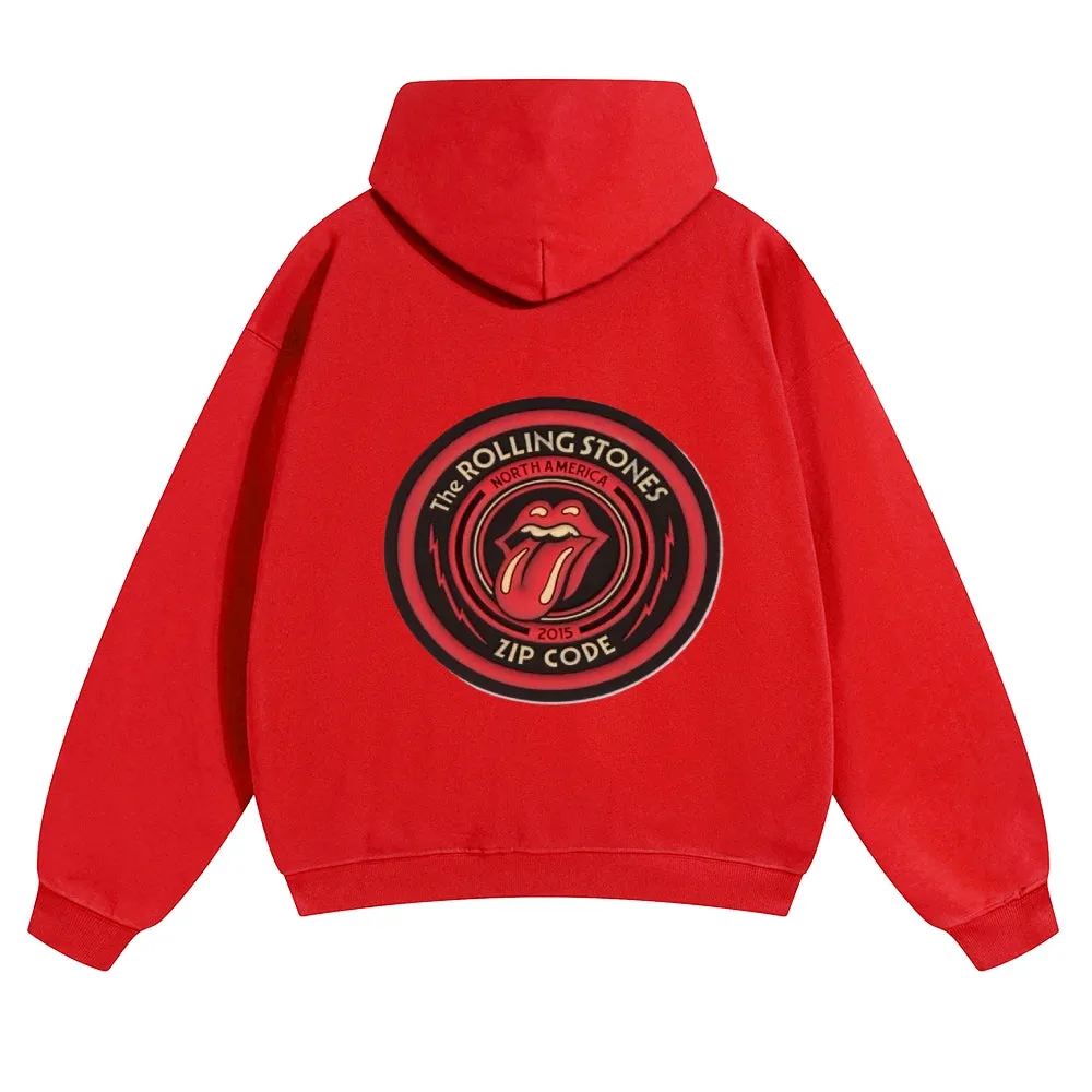 Mens Vintage The Rolling Stones Rock Band Hoodies