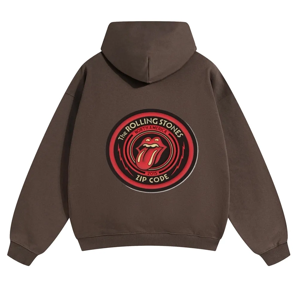 Mens Vintage The Rolling Stones Rock Band Hoodies